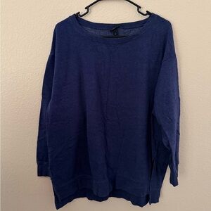 Torrid Women's Deep Blue Crew Neck Sweater